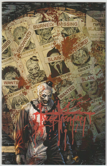 Birth of a Slasher #1 Tyler Kirkham X-Men 141 Homage Art the Clown Bloody Cover Limited to 100 [SIGNED BY TYLER KIRKHAM] (BLOOD SIGNATURE)