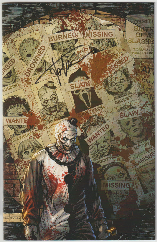 Birth of a Slasher #1 Tyler Kirkham X-Men 141 Homage Art the Clown Bloody Cover Limited to 100 [SIGNED BY TYLER KIRKHAM]