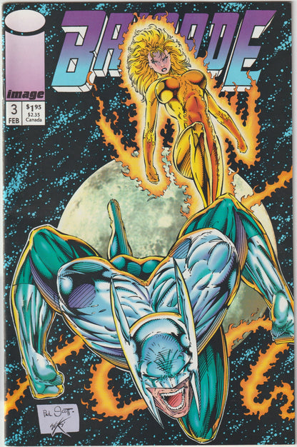 Brigade #3 of 4 Mini-Series (1992, 1st Print) [SIGNED BY CO-CREATOR MARAT MYCHAELS]