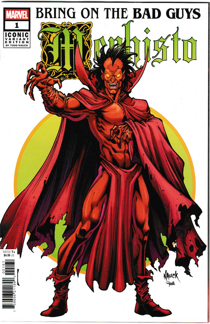Bring on the Bad Guys: Mephisto #1 Todd Nauck Iconic Variant (Marvel Comics, 2025) (NM/NM+)