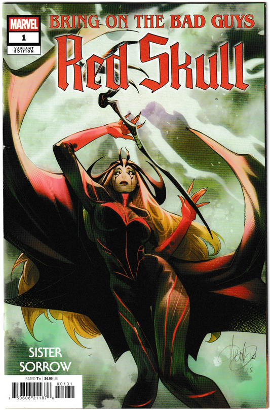 Bring on the Bad Guys: Red Skull #1 Cover C Mirka Andolfo Sister Sorrow Variant (Marvel Comics, 2025)