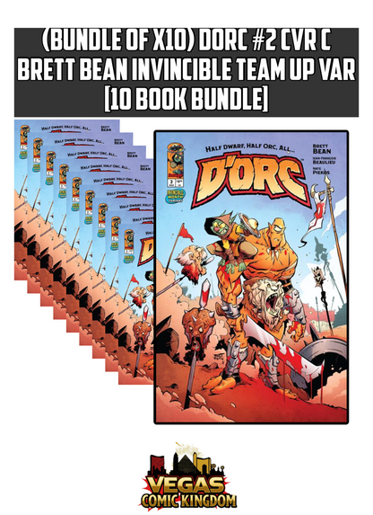 DORC #2 CVR C BRETT BEAN INVINCIBLE TEAM UP VAR (1st Print) [10 Book Bundle]
