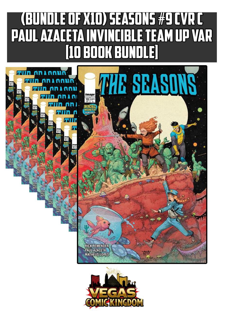 SEASONS #9 CVR C PAUL AZACETA INVINCIBLE TEAM UP VAR [10 Book Bundle]