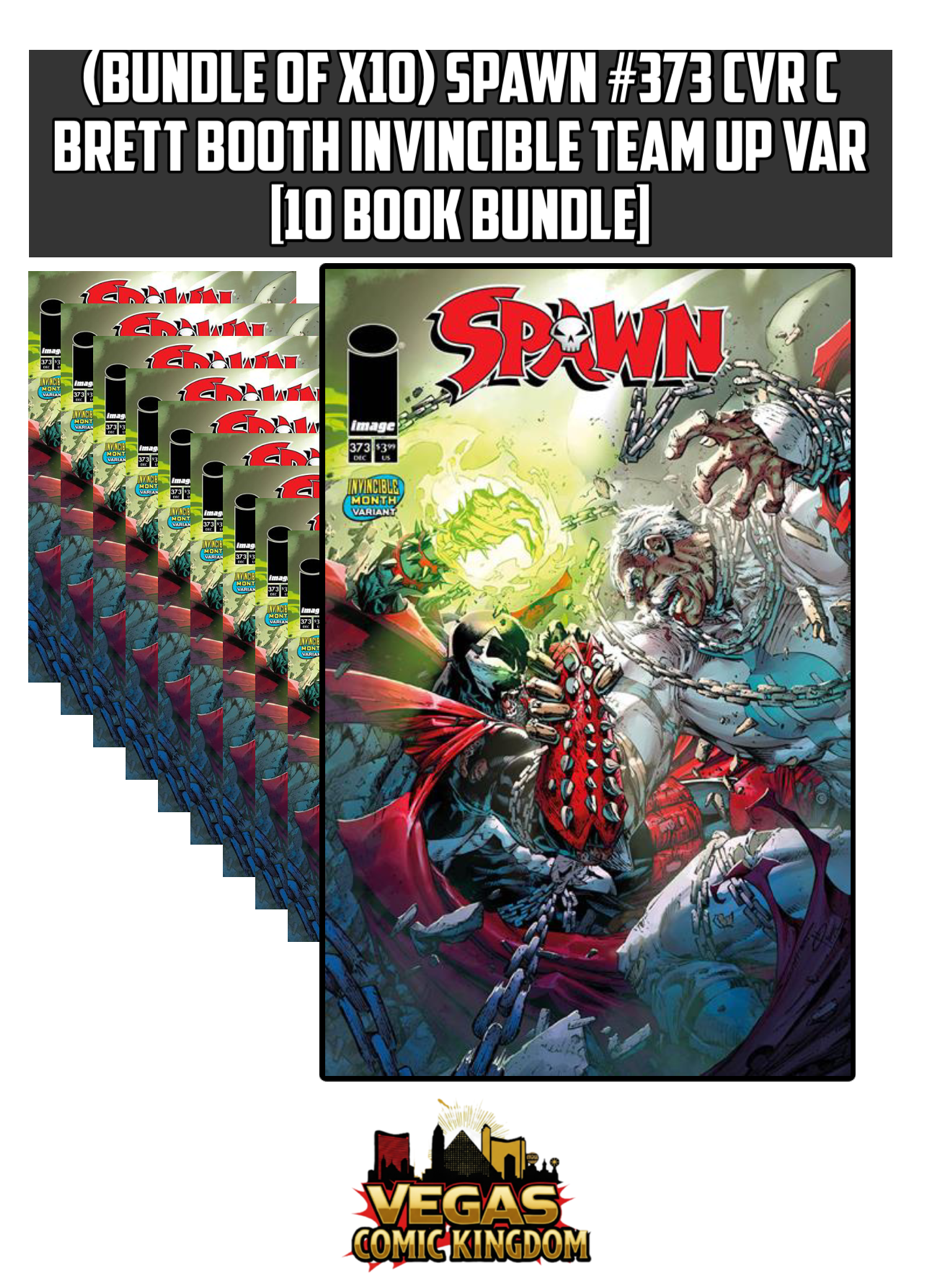 SPAWN #373 CVR C BRETT BOOTH INVINCIBLE TEAM UP VAR [10 Book Bundle]