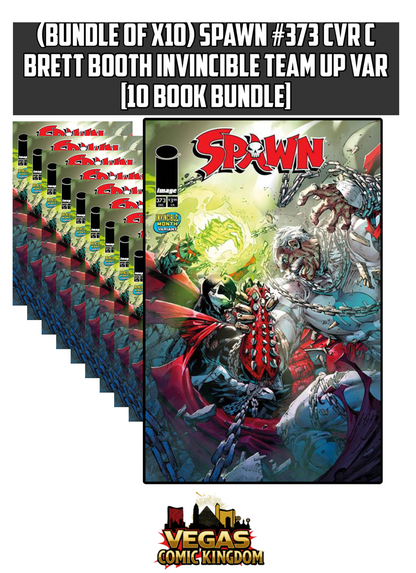 SPAWN #373 CVR C BRETT BOOTH INVINCIBLE TEAM UP VAR [10 Book Bundle]
