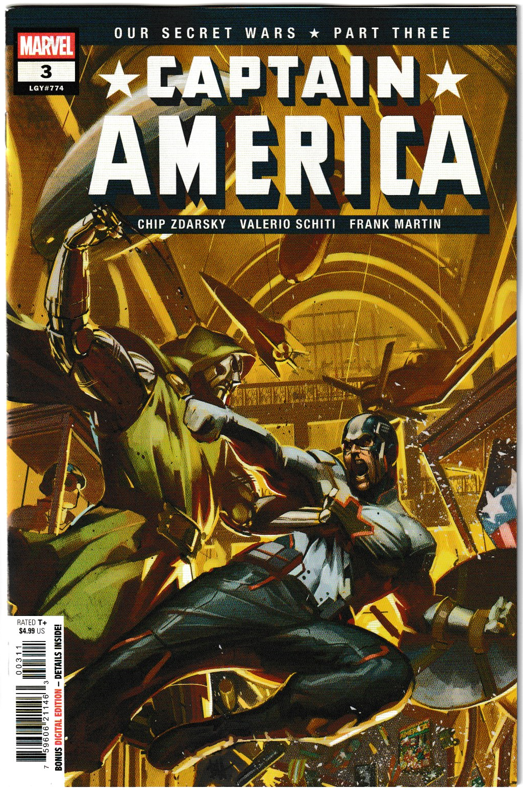 Captain America #3 Cover A (Marvel Comics 2025) (NM/NM+)