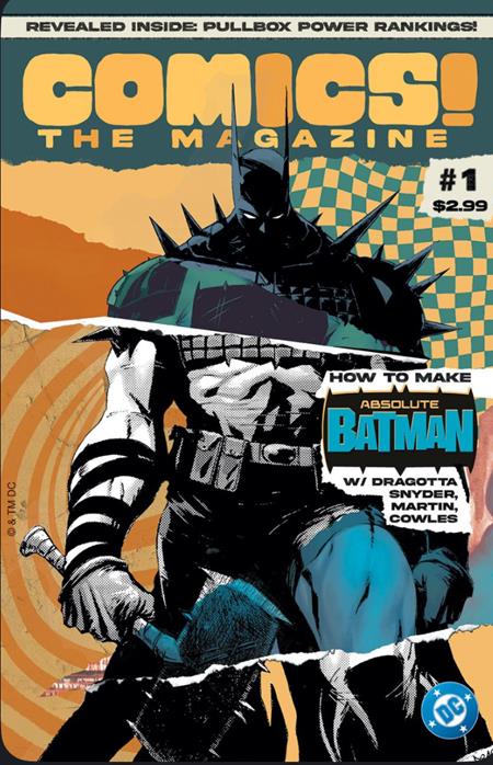 COMICS THE MAGAZINE #1 (2026) SIGNED BY SCOTT SNYDER / NICK DRAGOTTA