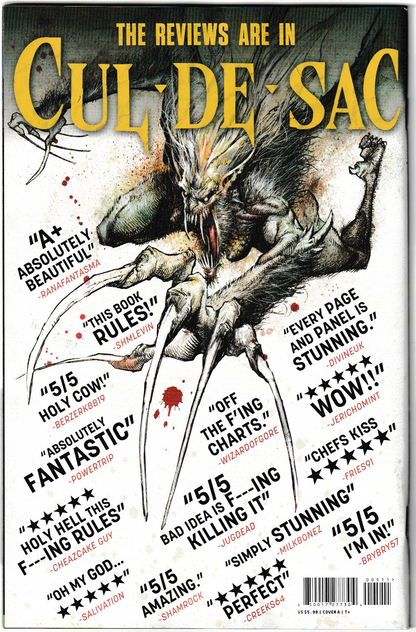 Cul De Sac #5 (of 5) CVR A 1st Print Jonathan Wayshak