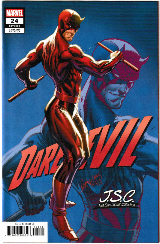 Daredevil #24 J. Scott Campbell Just Spectacular Collection Variant (Marvel Comics, 2025) (NM/NM+)