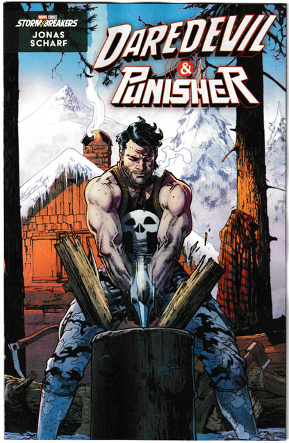 DAREDEVIL/PUNISHER: THE DEVIL'S TRIGGER #2 JONAS SCHARF WINTER BREAK VARIANT