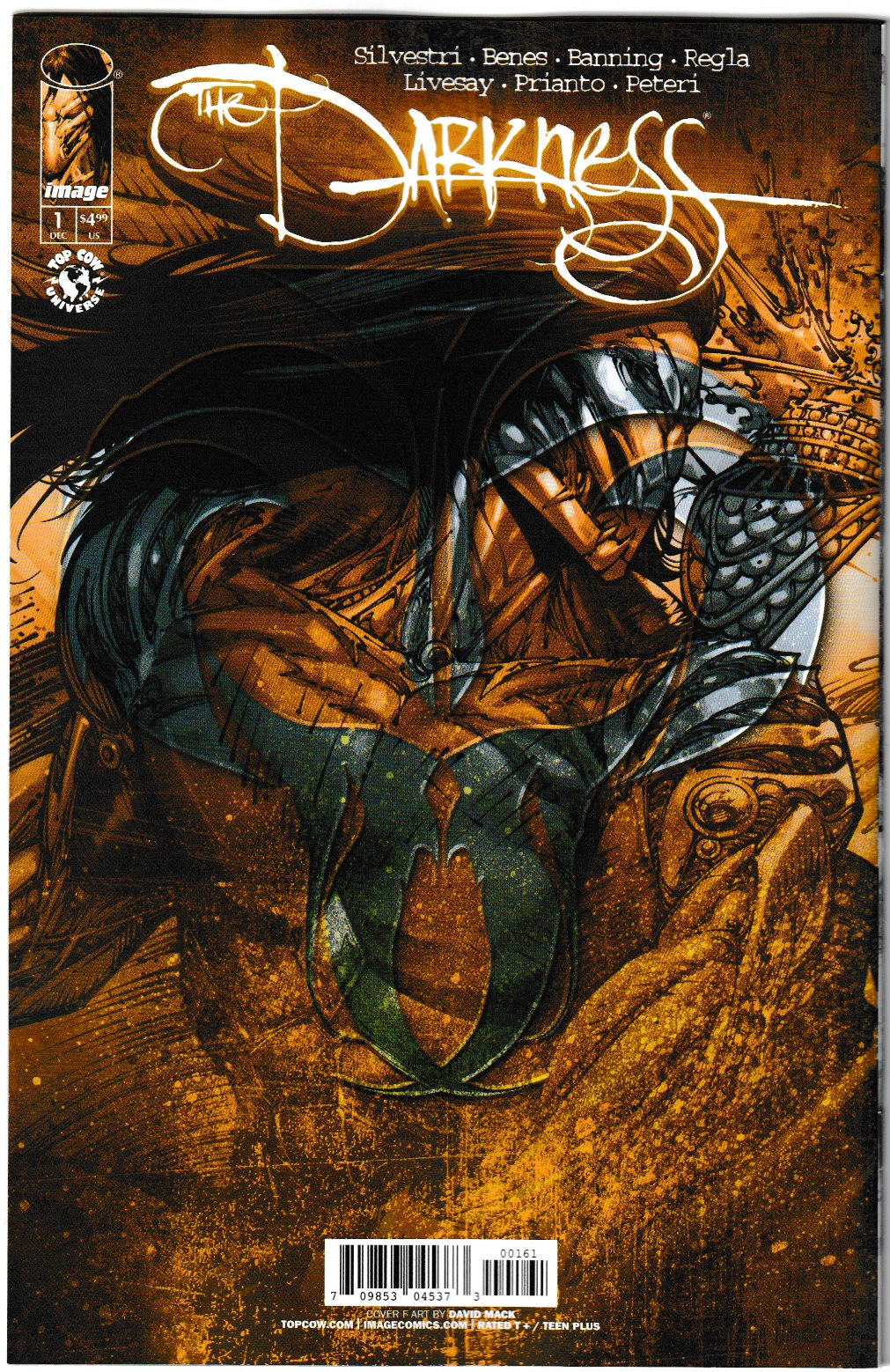 DARKNESS (2025) #1 Cvr F Inc 1:25 David Mack Virgin Var (1st Print)