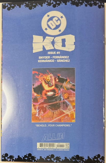 DC K.O. #1 (OF 5) Cover A Acetate Overlay (DC Comics 2025)