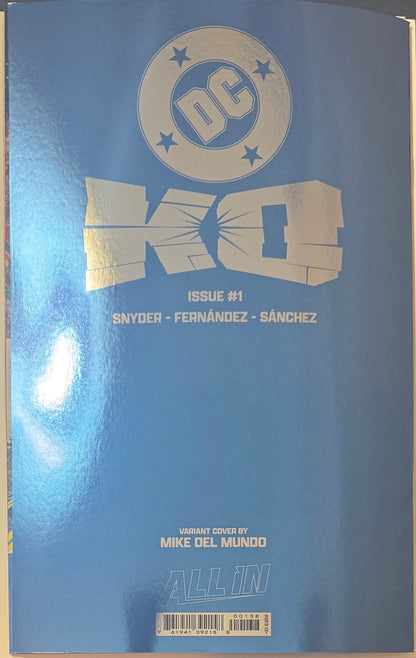 DC K.O. #1 (OF 5) Cover F Mike Del Mundo Foil Variant (DC Comics 2025) (Blind Bag Foil Variant)