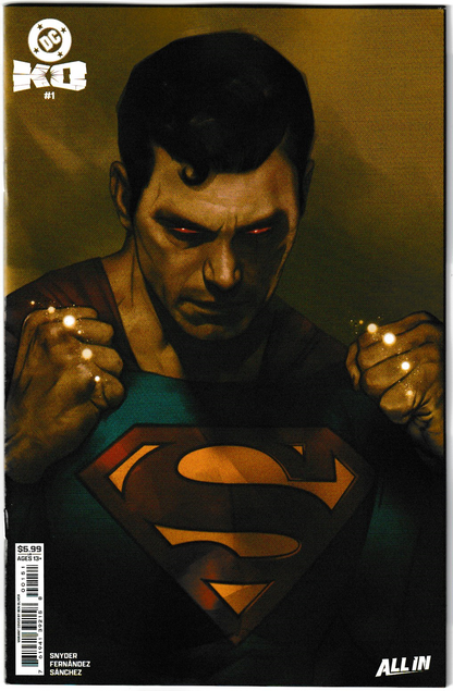DC K.O. #1 (OF 5) Cover G Ben Oliver Face-Off Card stock Variant (DC Comics 2025)