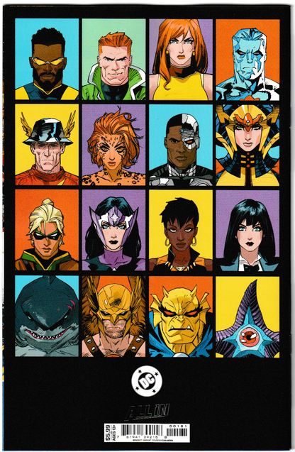 DC K.O. #1 (OF 5) Cover H Dan Mora Bracket Wraparound Card stock Variant (DC Comics 2025)