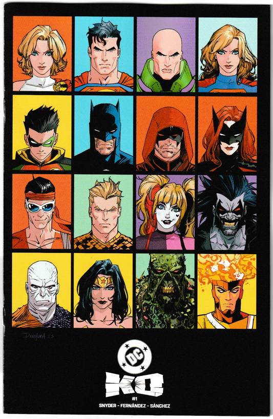 DC K.O. #1 (OF 5) Cover H Dan Mora Bracket Wraparound Card stock Variant (DC Comics 2025)