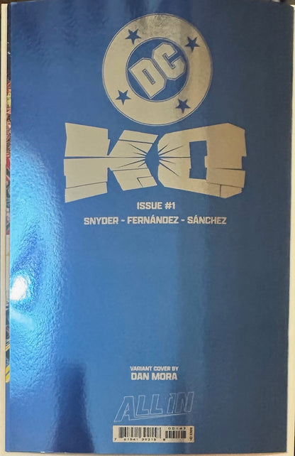 DC K.O. #1 (OF 5) Cover H Dan Mora Bracket Wraparound Foil Variant (DC Comics 2025) (Blind Bag Foil Variant)