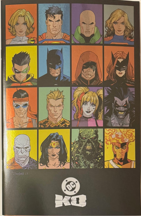 DC K.O. #1 (OF 5) Cover H Dan Mora Bracket Wraparound Foil Variant (DC Comics 2025) (Blind Bag Foil Variant)