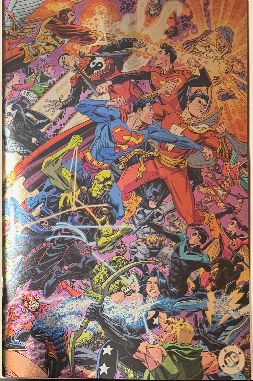 DC K.O. #1 (OF 5) Cover L Scott Koblish DC Showcase wraparound Foil Variant (DC Comics 2025)