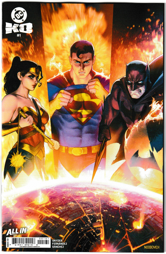 DC K.O. #1 (OF 5) Cover M Noobovich 1 in 25 Incentive Card stock Variant (DC Comics 2025)