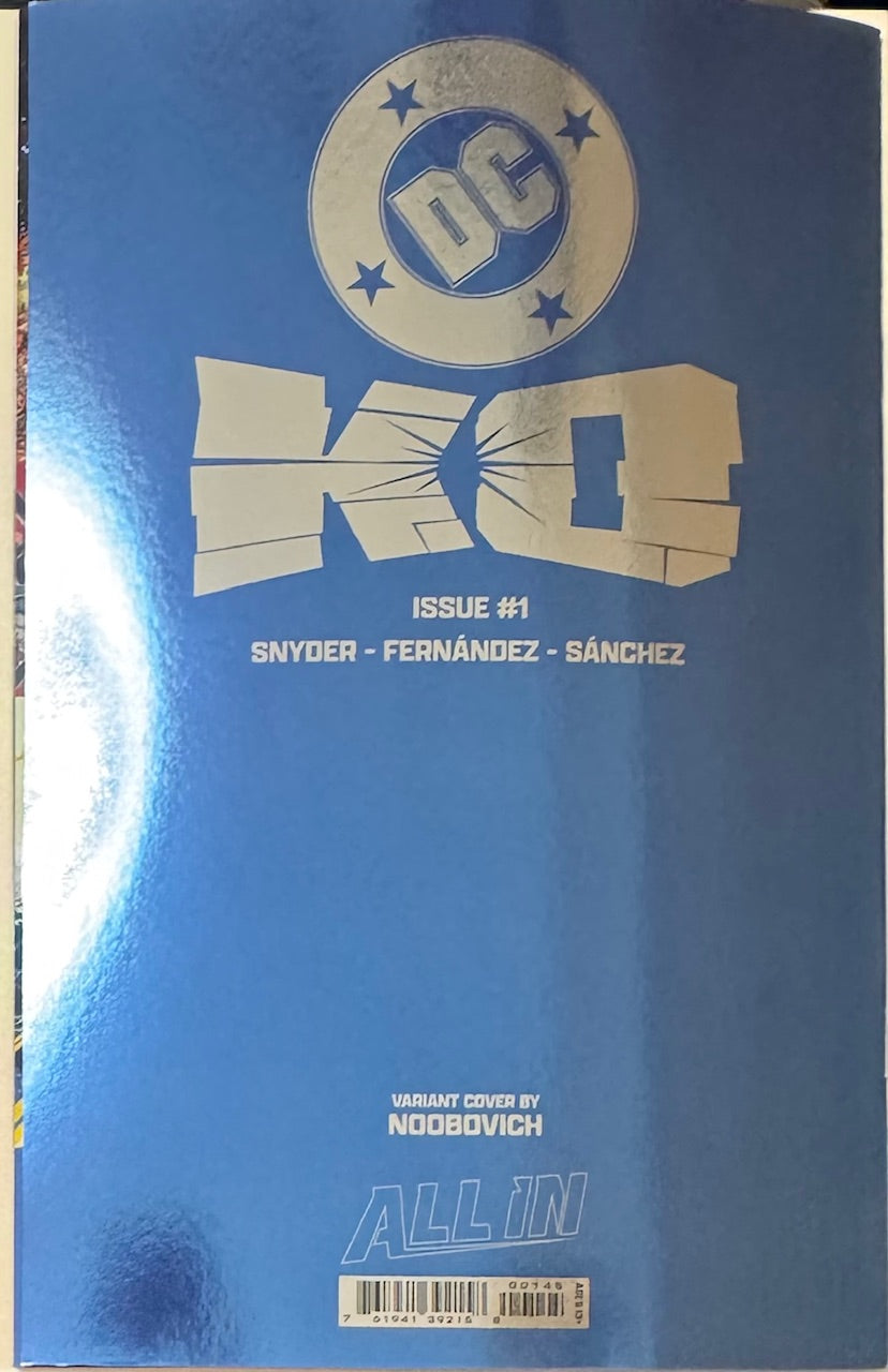 DC K.O. #1 (OF 5) Cover M Noobovich Foil Variant (DC Comics 2025) (Blind Bag Foil Variant)