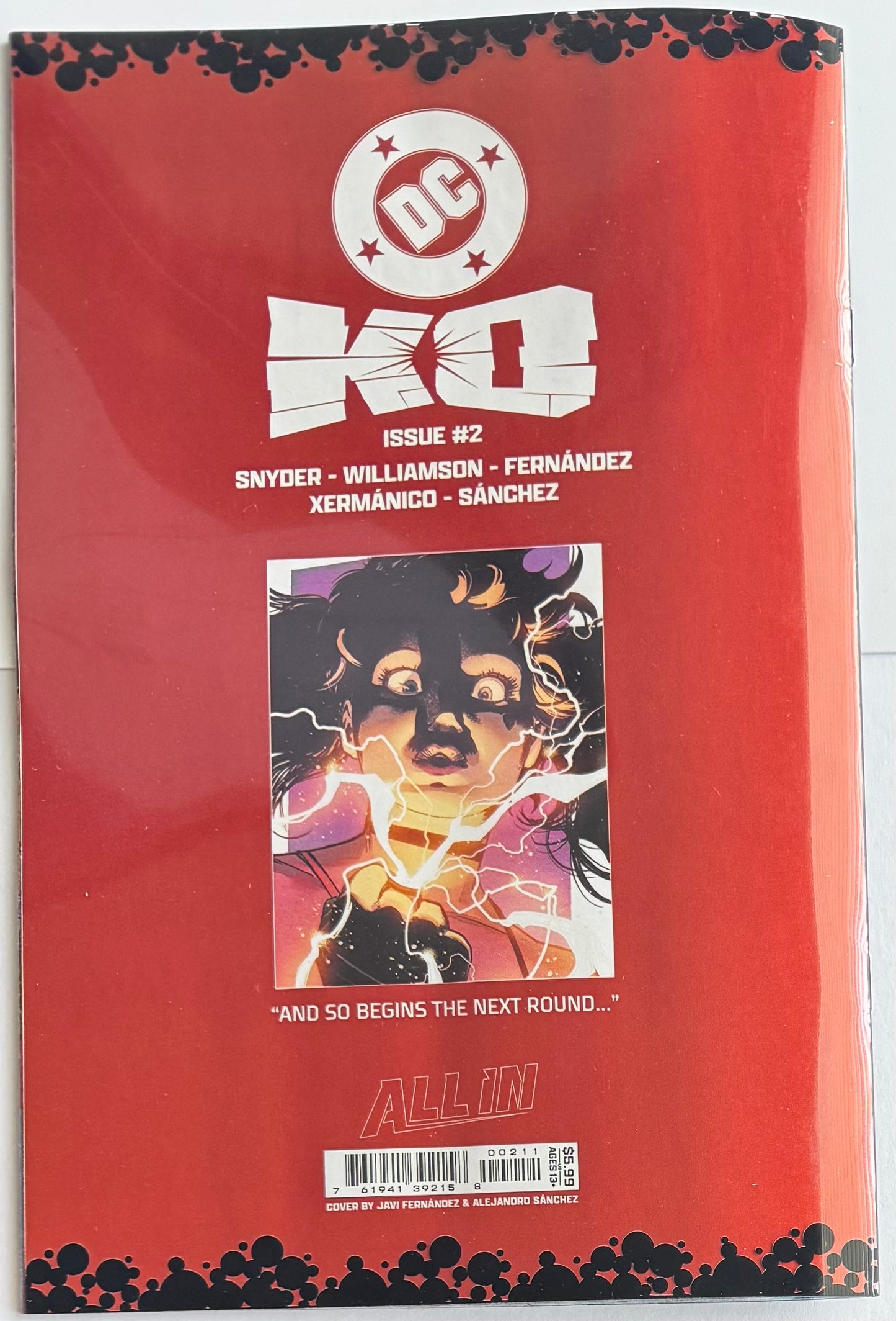 DC K.O. #2 (OF 5) Cover A Acetate Overlay (DC Comics 2025)