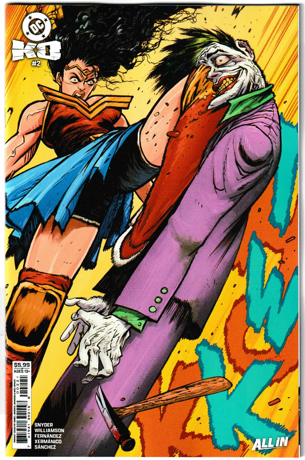 DC K.O. #2 (of 5) Cvr B Daniel Warren Johnson Card Stock Var (DC Comic ...