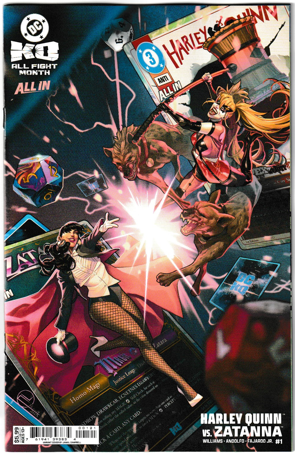 DC K.O. Harley Quinn vs. Zatanna #1 (One Shot) Cvr C (Jamal Campbell) DC Comics 2025