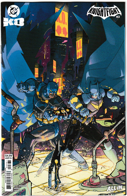 DC K.O. KNIGHTFIGHT #3 (OF 4) CVR D RILEY ROSSMO CARD STOCK VAR