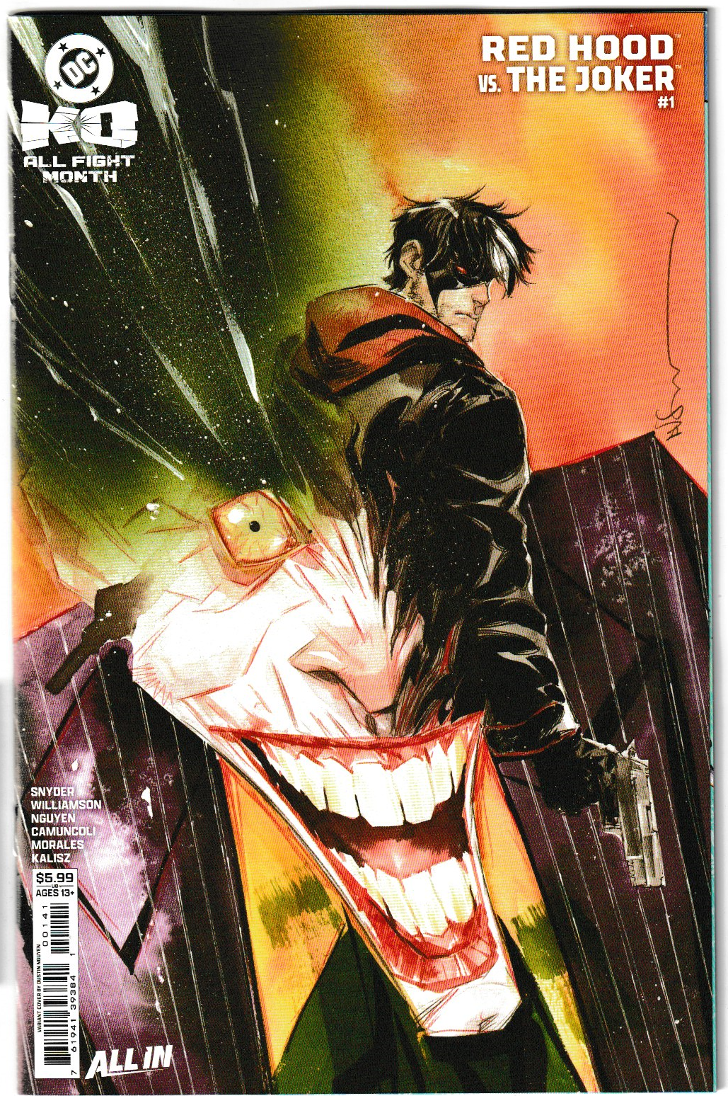 DC K.O. RED HOOD VS JOKER #1 (ONE SHOT) Bundle Covers A-E [5 Book Bundle]