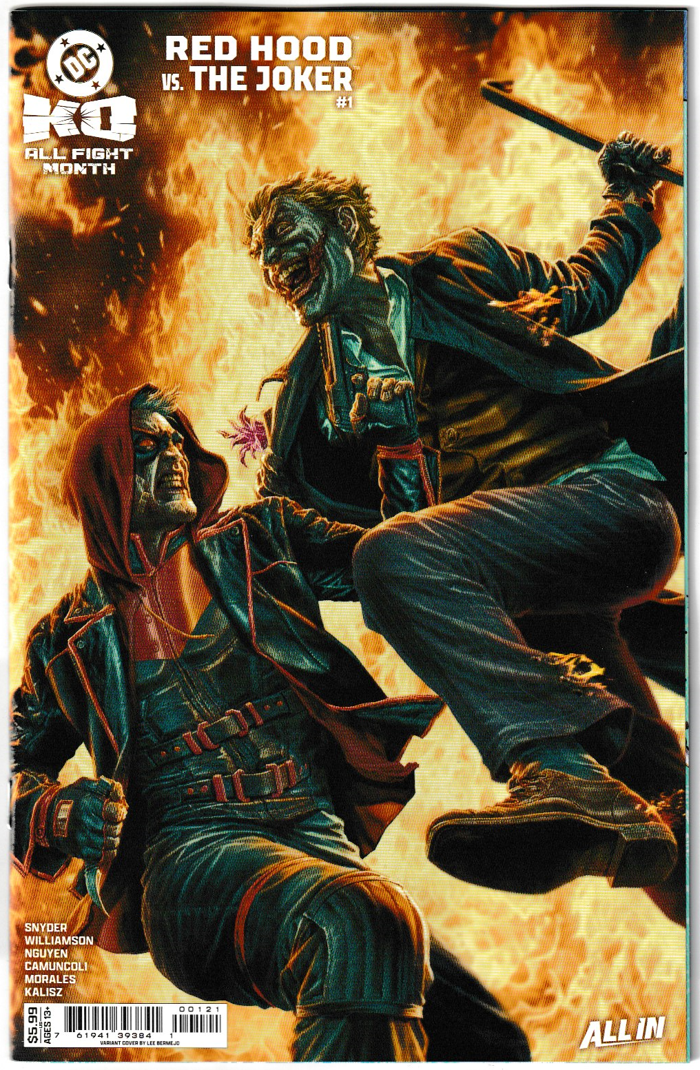 DC K.O. RED HOOD VS JOKER #1 (ONE SHOT) Bundle Covers A-E [5 Book Bundle]