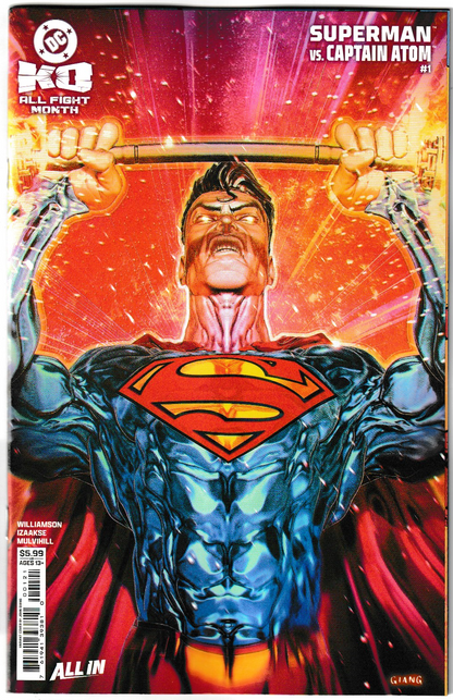 DC K.O. Superman vs. Captain Atom #1 (One Shot) Cvr B (John Giang) DC Comics 2025