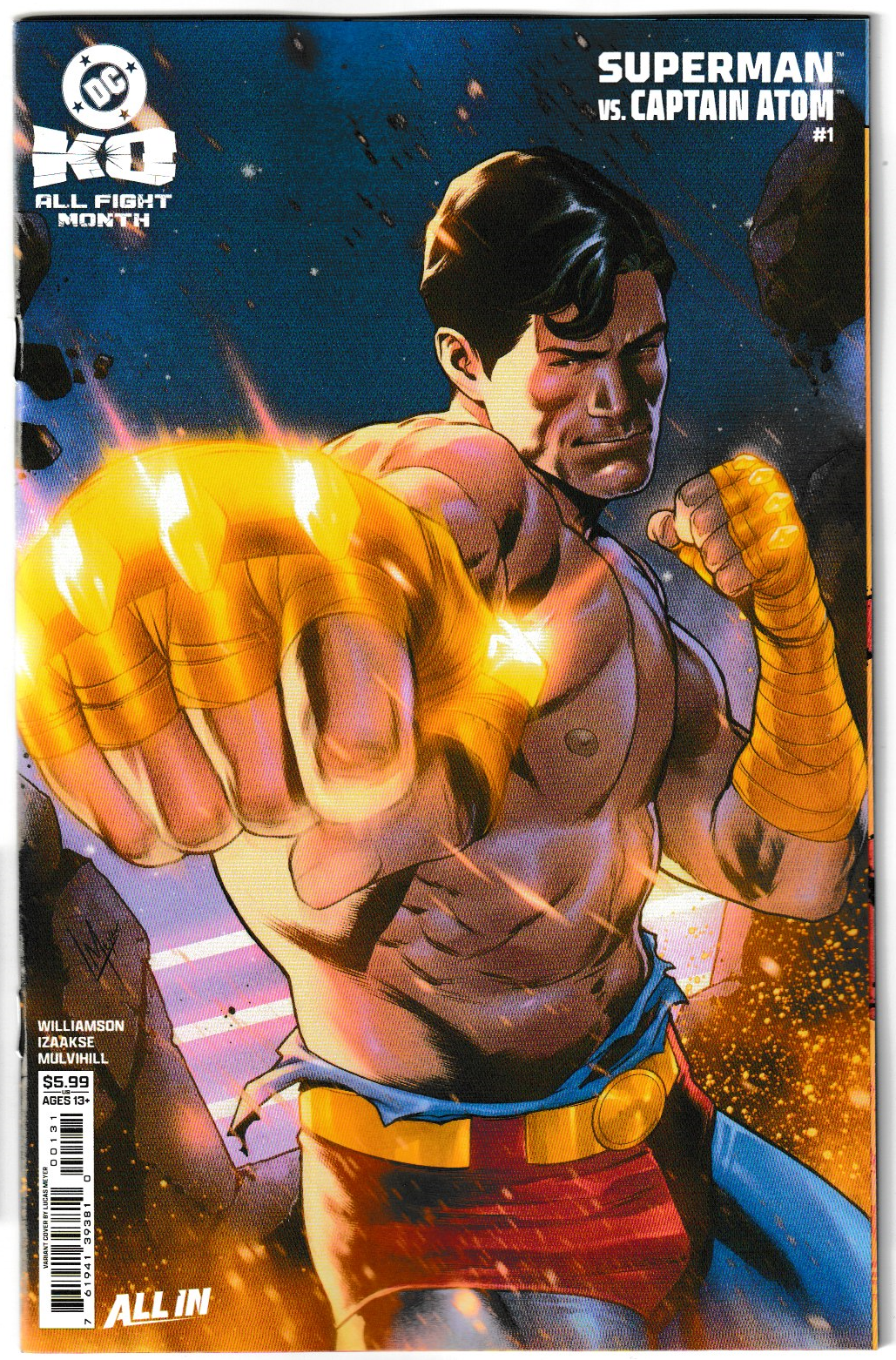 DC K.O. Superman vs. Captain Atom #1 (One Shot) Bundle 5 Covers A-E  1st Print [5 Book Bundle]