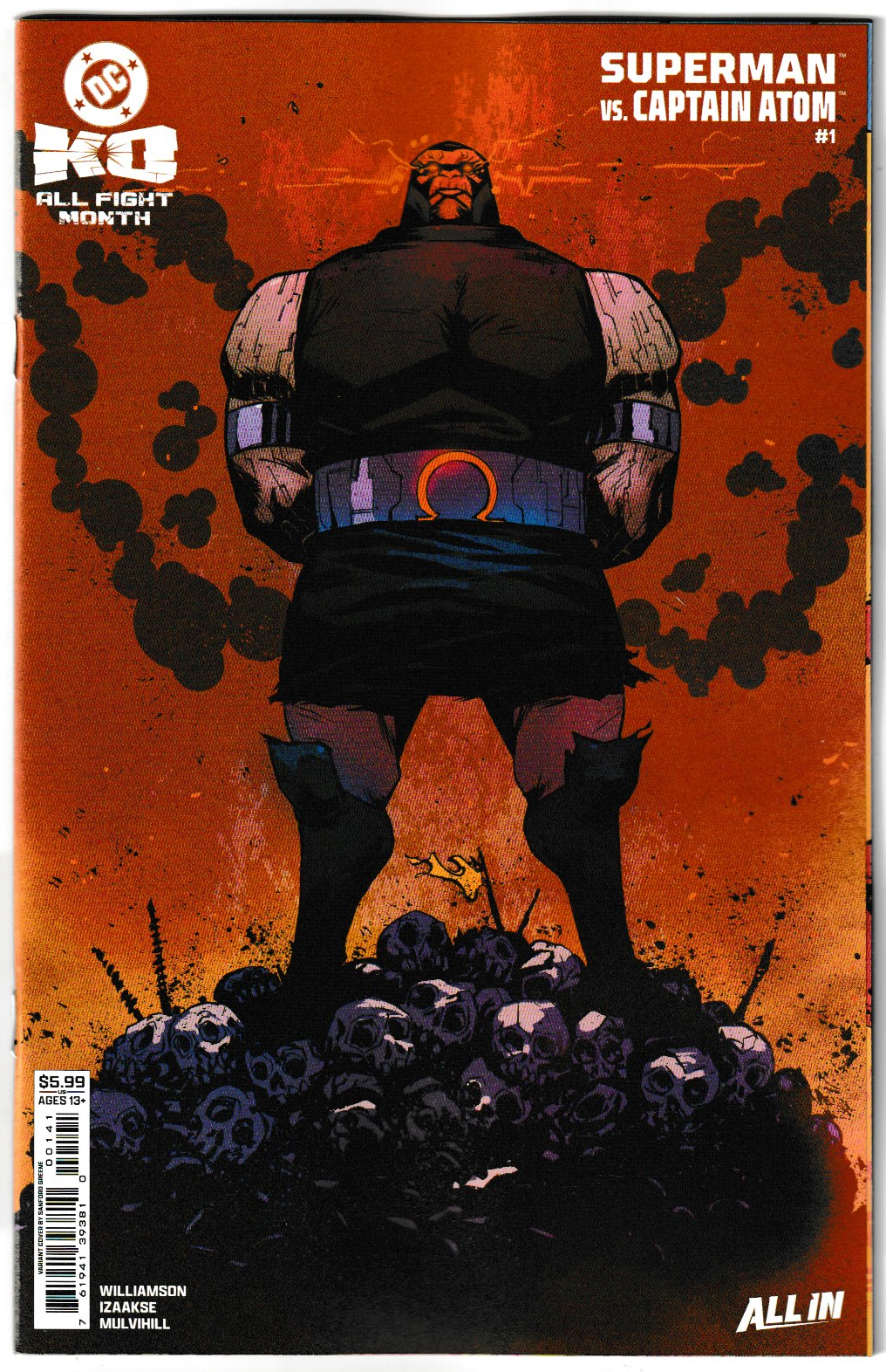 DC K.O. Superman vs. Captain Atom #1 (One Shot) Cvr D (Sanford Greene) DC Comics 2025