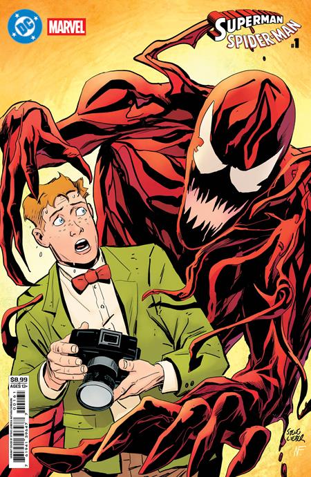 DC/Marvel: Superman/Spider-Man #1 (One-Shot) Card Stock Cover F Steve Lieber Jimmy Olsen & Carnage Variant