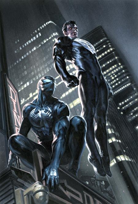 DC/Marvel: Superman/Spider-Man #1 (One-Shot) Card Stock Cover G Gabriele Dell Otto Superman Black and Black Suit Spider-Man Variant