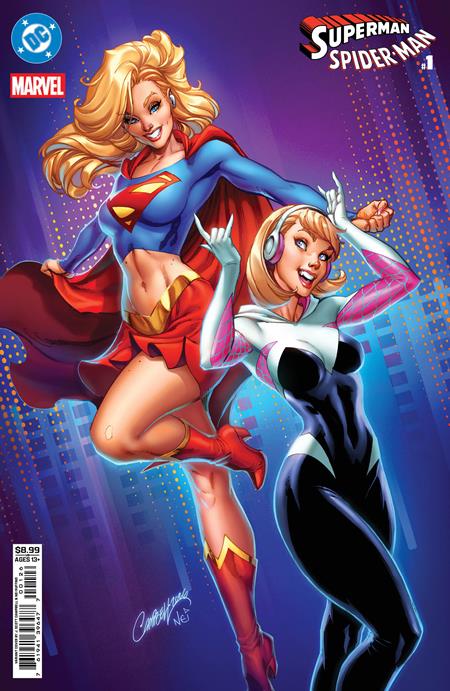 DC/Marvel: Superman/Spider-Man #1 (One-Shot) Card Stock Cover N J. Scott Campbell