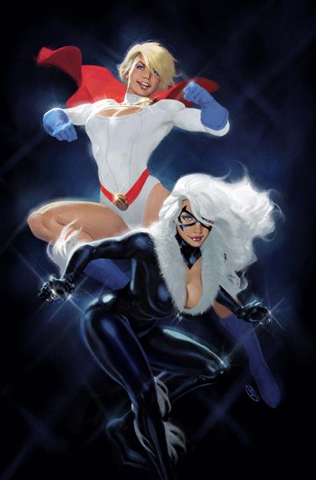 DC/Marvel: Superman/Spider-Man #1 (One-Shot) Card Stock Cover V David Talaski Power Girl & Black Cat
