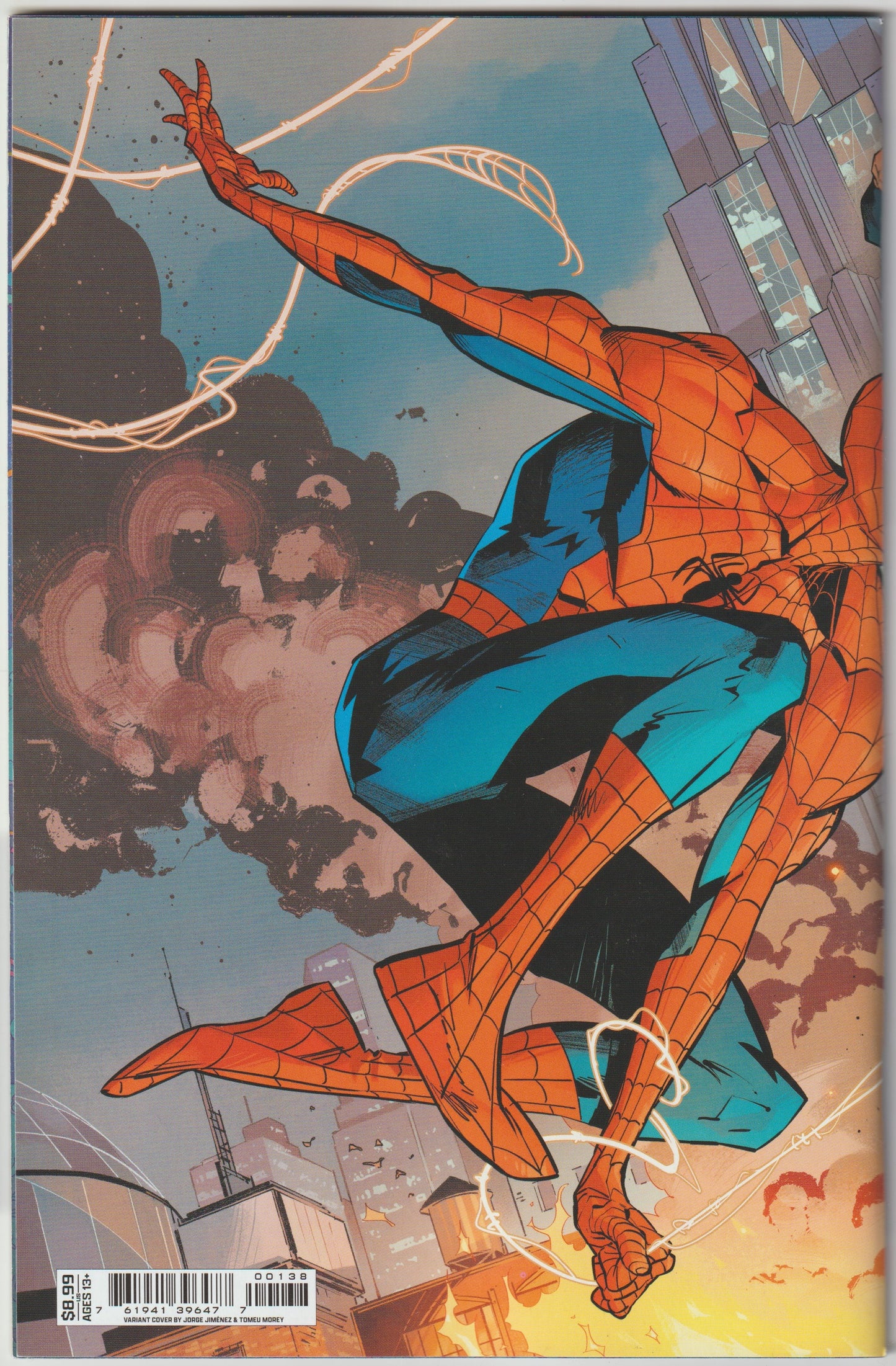 DC/Marvel: Superman/Spider-Man #1 (One-Shot) Card Stock Cover X Jorge Jimenez Wraparound Cardstock [SIGNED BY TOM KING]