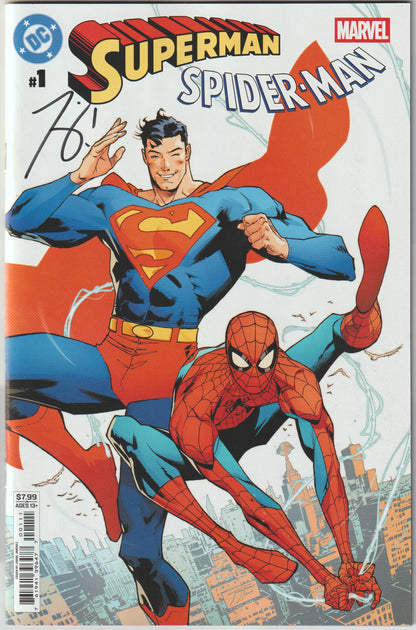 DC/Marvel: Superman/Spider-Man #1 (One-Shot) A Cover Jorge Jimenez [SIGNED BY TOM KING]