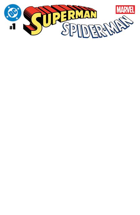 DC/Marvel: Superman/Spider-Man #1 (One-Shot) Foil Cover Z Blank Sketch Cover