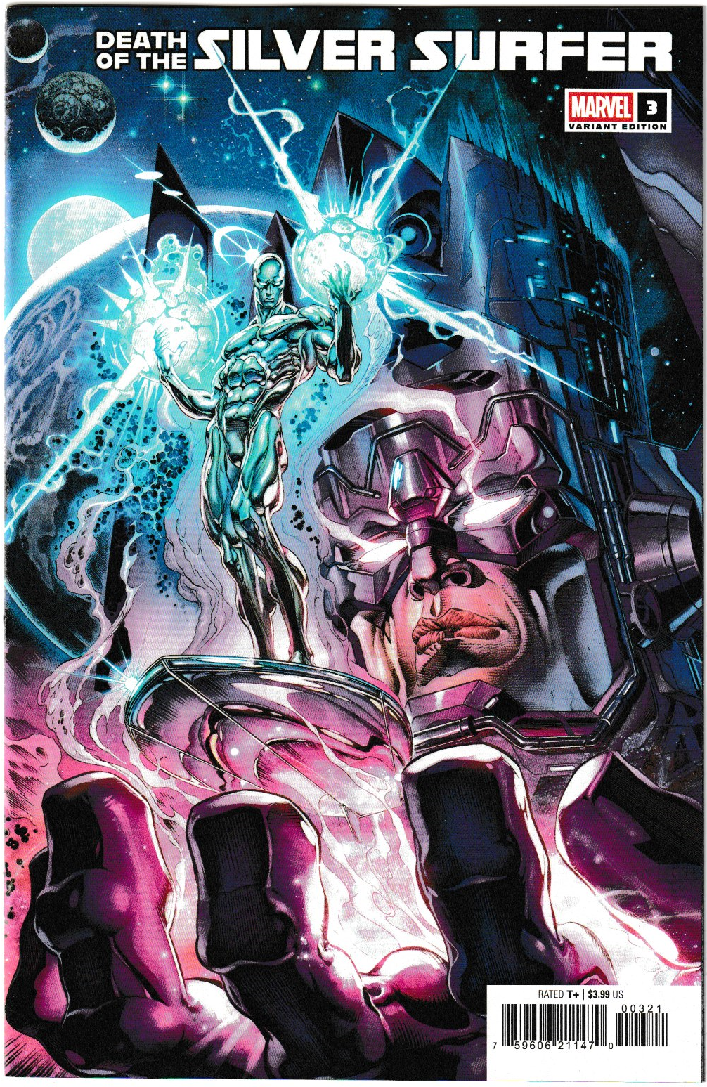 Death of the Silver Surfer #3 Claudio Castellini Cover – Marvel Comics 2025 (NM/NM+)