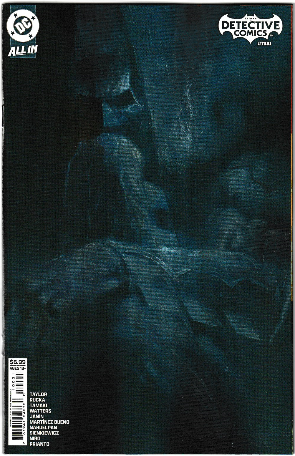 Detective Comics #1100 Cover D Bill Sienkiewicz Card Stock Variant (DC Comics, 2025) (NM/NM+)