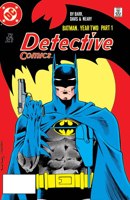 DETECTIVE COMICS #575 FACSIMILE EDITION CVR B ALAN DAVIS FOIL VAR (YEAR TWO PART 1 OF 4) (2026 Reprint)