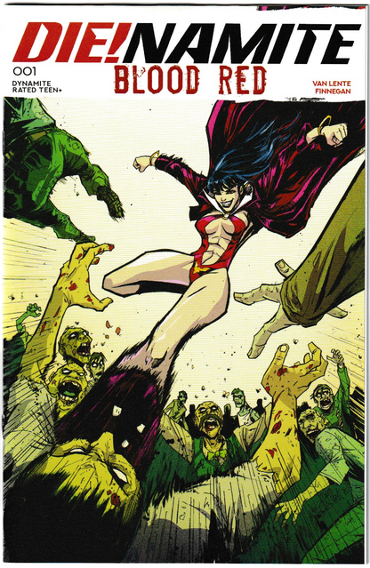 DIENAMITE BLOOD RED #1 Bundle 5 Covers A-E 1st Print [5 Book Bundle]