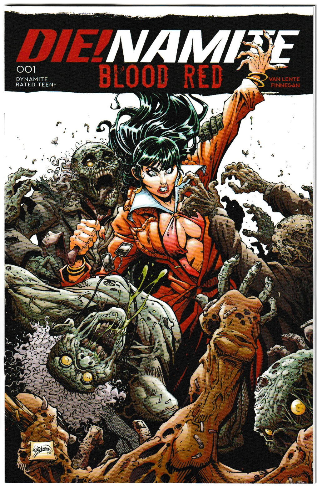 DIENAMITE BLOOD RED #1 Bundle 5 Covers A-E 1st Print [5 Book Bundle]