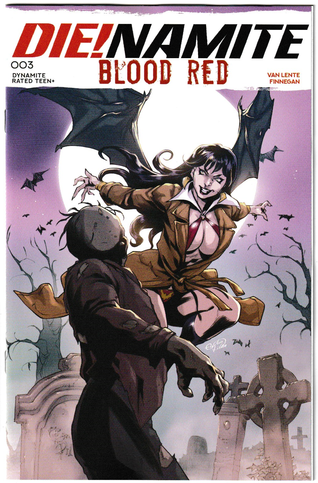 DIENAMITE BLOOD RED #3 Bundle Covers A-D [4 Book Bundle]