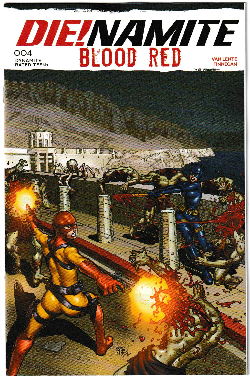 DIENAMITE BLOOD RED #4 Bundle 4 Covers A-D [4 Book Bundle]