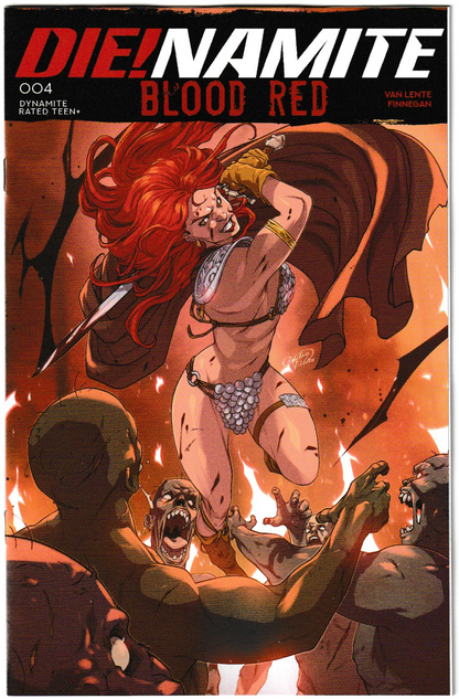 DIENAMITE BLOOD RED #4 Bundle 4 Covers A-D [4 Book Bundle]