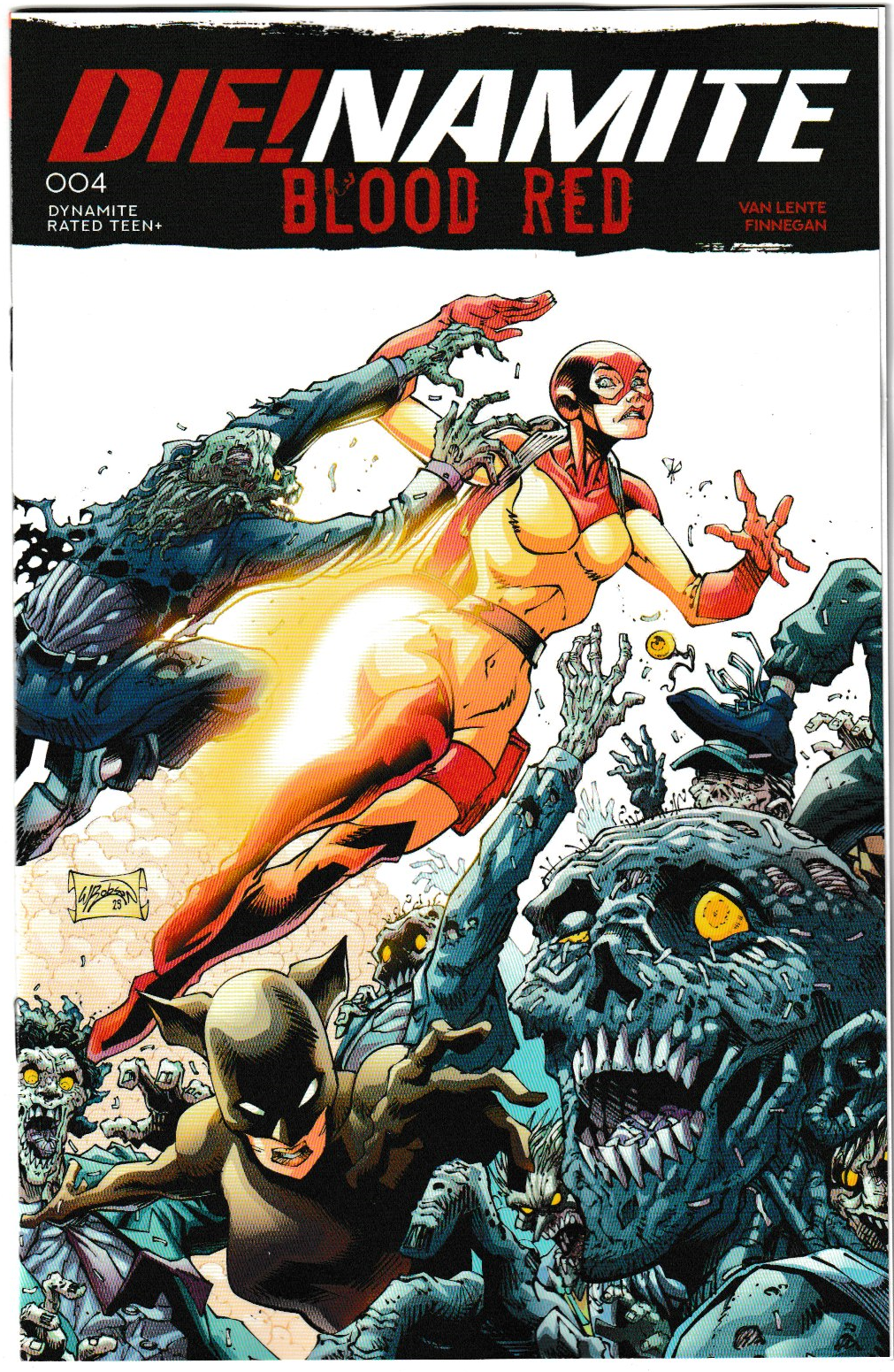 DIENAMITE BLOOD RED #4 Bundle 4 Covers A-D [4 Book Bundle]